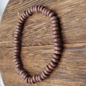 B2313 heishi coconut shell beaded bracelet stretch